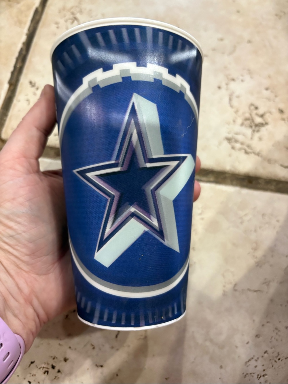Blue Star-Themed Drink Cup - Home Dining Drinkware